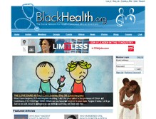Tablet Screenshot of blackhealth.org